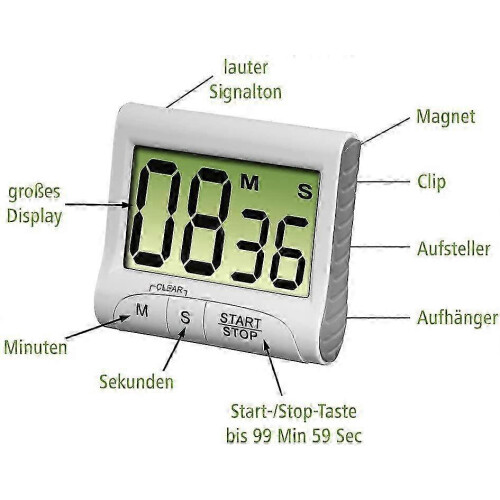 Countdown Digital Kitchen Timer 00111319 1