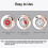 2025 Magnetic Mechanical Kitchen Timer - 60 Minute Countdown - Visual Cooking Time Management Tool 5