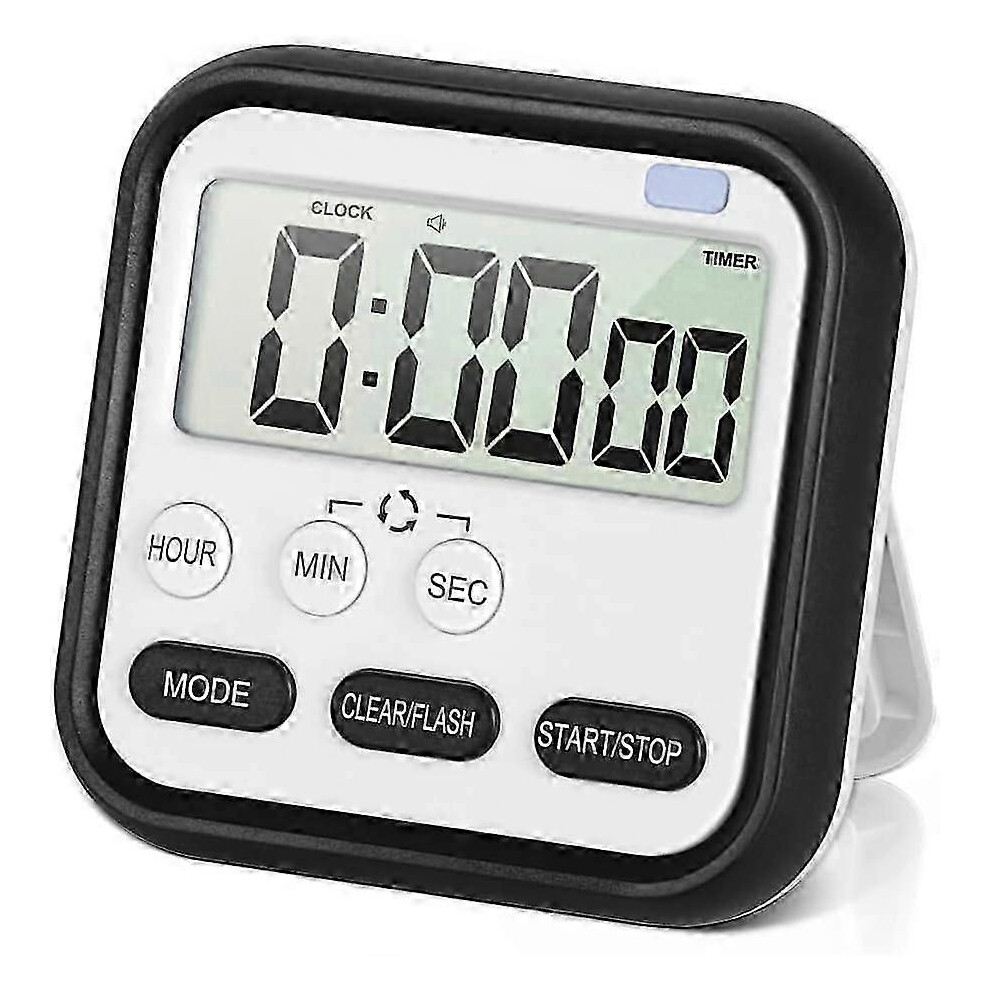 New 24 Hour Digital Visual Timer, Magnetic Clock, Stopwatch, Countdown And Count Up Timer With Large Lcd Display And Big Digits
