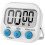 Kitchen Timer, Magnetic Countdown Timer, Large Digital LCD Display, Cooking Timer, Loud Alarm, Back Stand, Countdown & Stopwatch 1