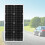 25W 18V Solarpanel 12V/5V Dual USB IP65 9