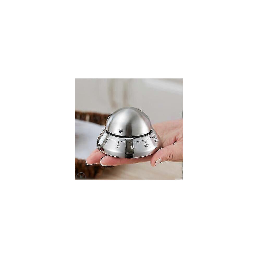 Cooking timer, 60 min, with audible alarm, no batteries required