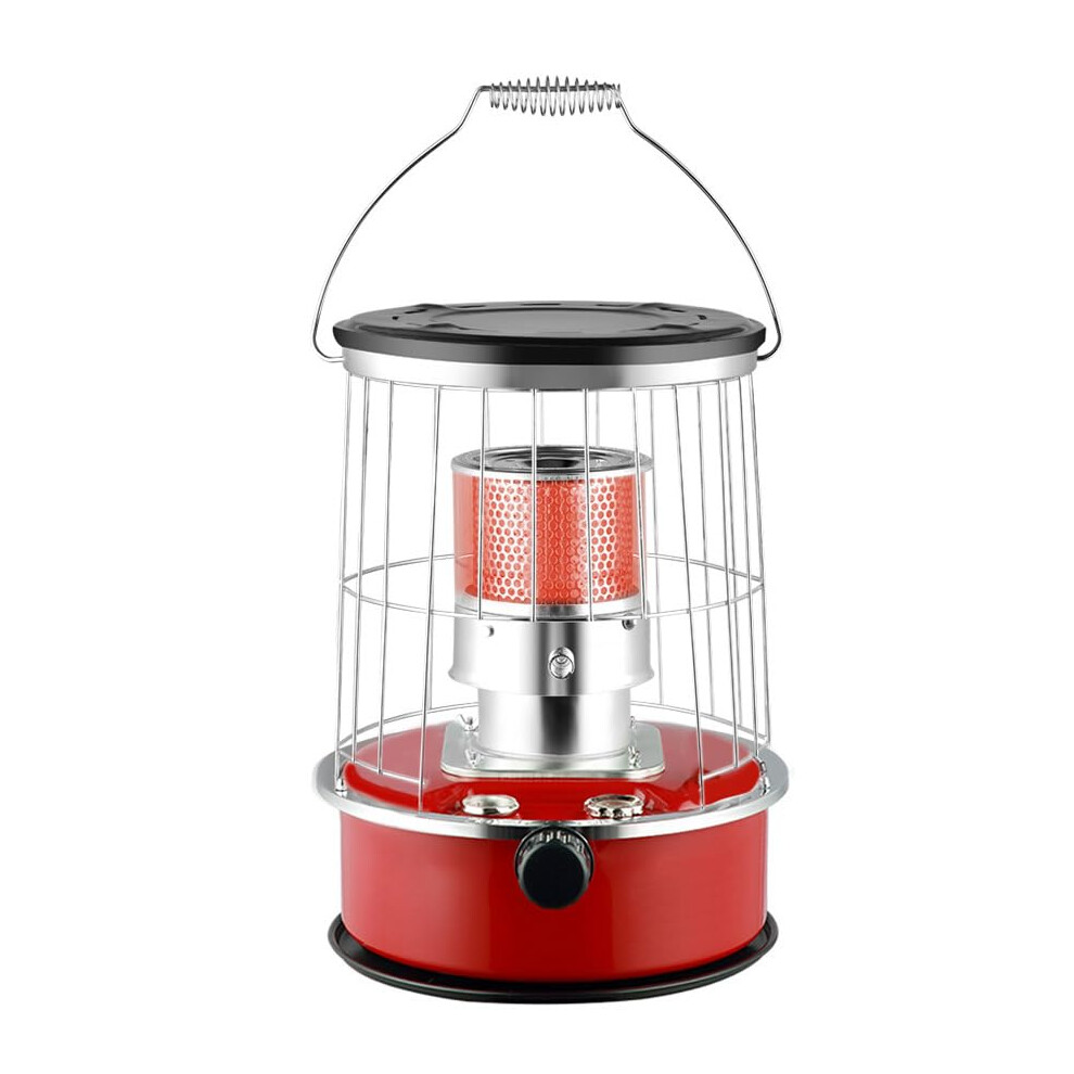 6L Kerosene Stove Heater 10000 BTU/H Outdoor Portable Camping Stove Burner For Home Patio Deck Red-image-OPC-PKHJB7S-NEW