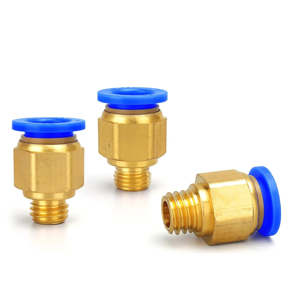 Pu Pipe Pneumatic Quick Connector 4Mm 6Mm Pc6 M8x1.5 M10x1.25 M10x1.5 M12x1 M12x1.25 M12x1.5 M12x1.75 M14x1.5 6447073699085