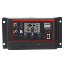 LCD Solar Laderegler 5V /2,5 A Dual USB PWM Zelle