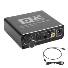 Tragbarer Audiokonverter, digitaler koaxialer