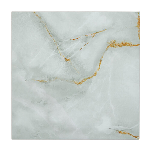 Living And Home 10Pcs Golden Vein Marble Self-adhesive Flooring 2