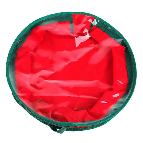 Christmas Wreath Storage Container with Handle Transparent Window Tear Resistant Fast 2