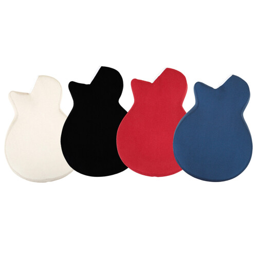 Washable Guitar Protective Storage Bag Guitar Shell Case-White 1
