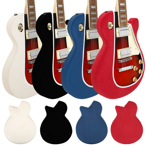 Washable Guitar Protective Storage Bag Guitar Shell Case-White 2