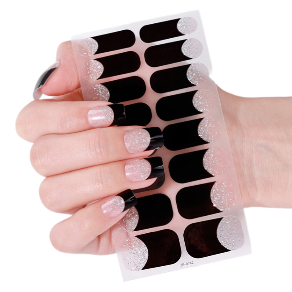 Valentine's Day Nail Stickers Full Wraps Nails Polish-42style