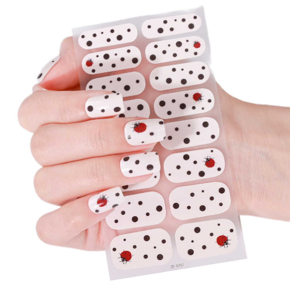 Valentine's Day Nail Wrap,Full Wraps Nails Polish-57style