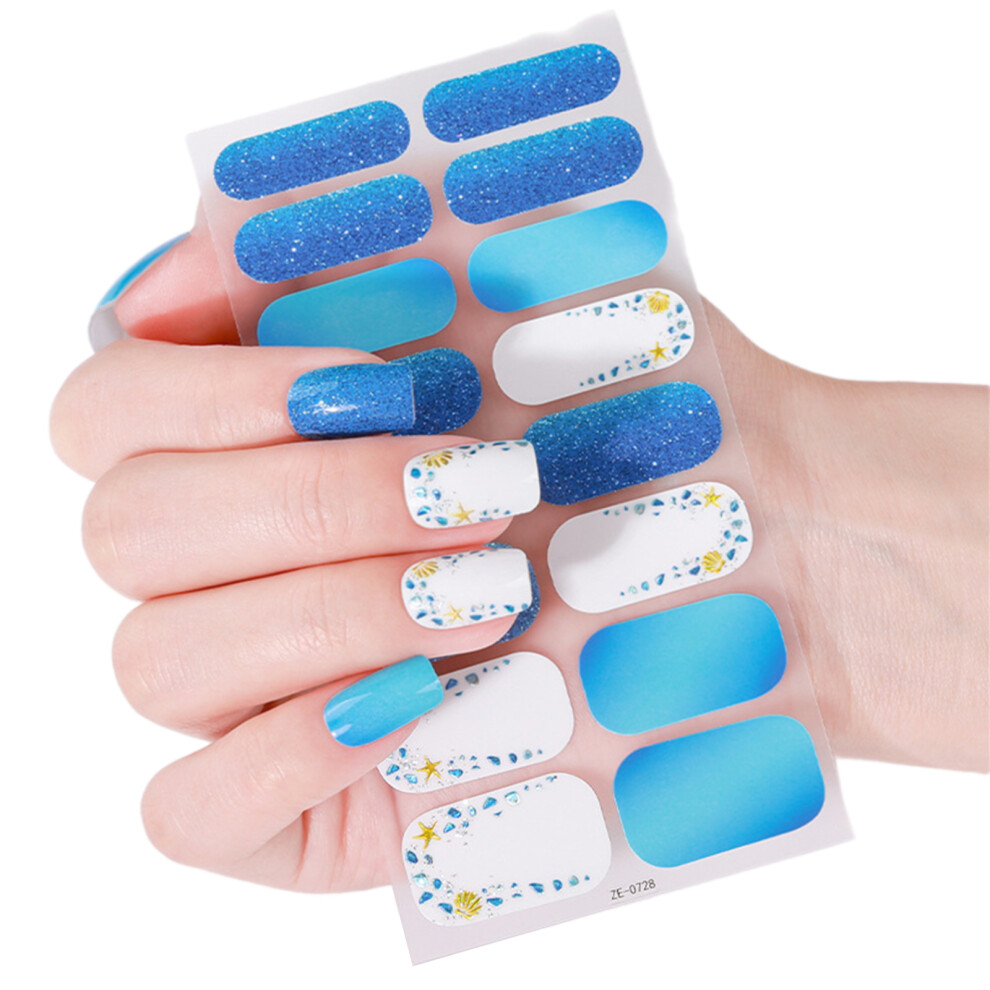 Valentine's Day Nail Stickers Full Wraps Nails Polish-28style