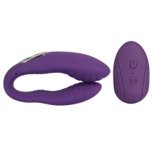 Vibrator U-Shape Remote Control Sex Toy For Women And Couples G-Spot Clitoral Stimulator Purple