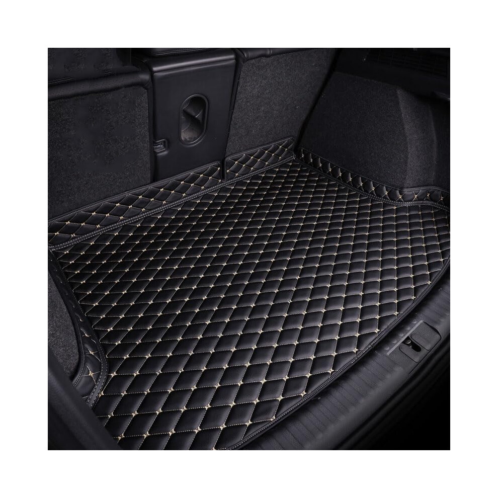 Car Leather Boot Liner Mats For Cupra Formentor 2021 2023 Waterproof Anti Scratch Anti Slip Trunk Carpets And Beige/Black 9393856748983