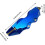 Brake Cover Set Three-Dimensional Sturdy Universal Car Wheel Brake Protector Blue Multi-Use 3