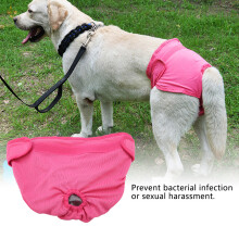 Hund stdlich Hund Windel Polyester Welpe Unterhose Pink Weiblich M Wiederverwendbare Windel