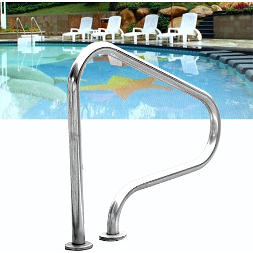 Pool Grab Rails Competition Pool Rails Pool Handrail Stainless Steel 304 Swimming Pool Hand Grab Rail Thick ...
