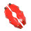 Car Brake Cover - Three-Dimensional Sturdy Design, Universal Wheel Hub Protector, Red, Model A 1