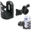 Lightweight Motorcycle Cup Holder for ATV with Universal Mount, Durable Plastic, Black, Quick Beverage Storage Access 2