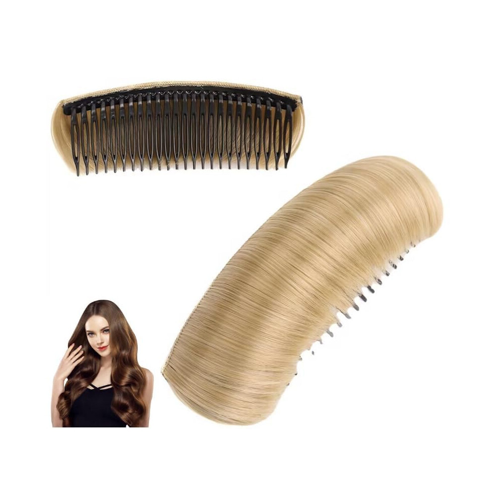 Unisex Gold Invisible Fluffy Hair Pad For Bun Invisible Hair Clip Updo Princess Style Thickening Hair Pad Lightweight Hairpin