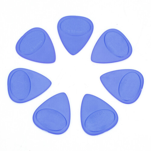 10PCS Blue Guitar Picks Set 0.46mm-1mm Thickness Musical Accessory 2