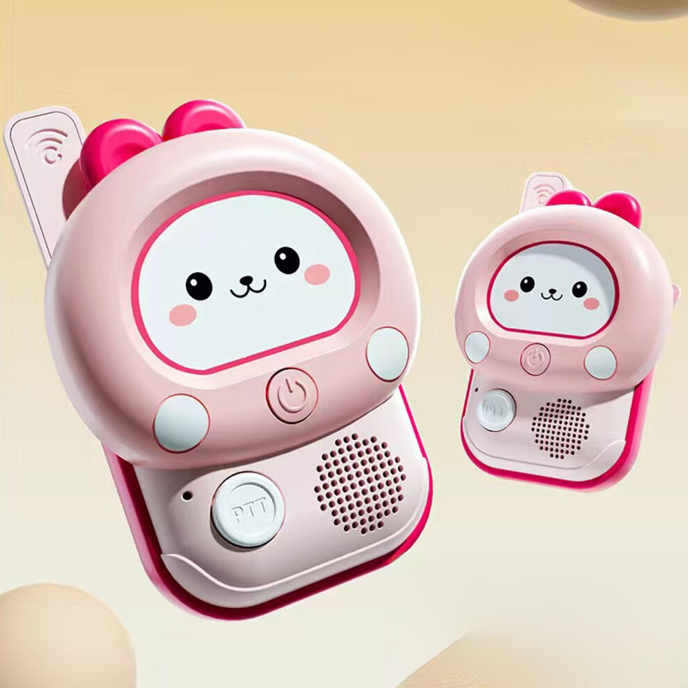 (Pink) Children's Talkie Toys Wireless Pager One To One Outdoor Interactive Pager Educational Toys Pink