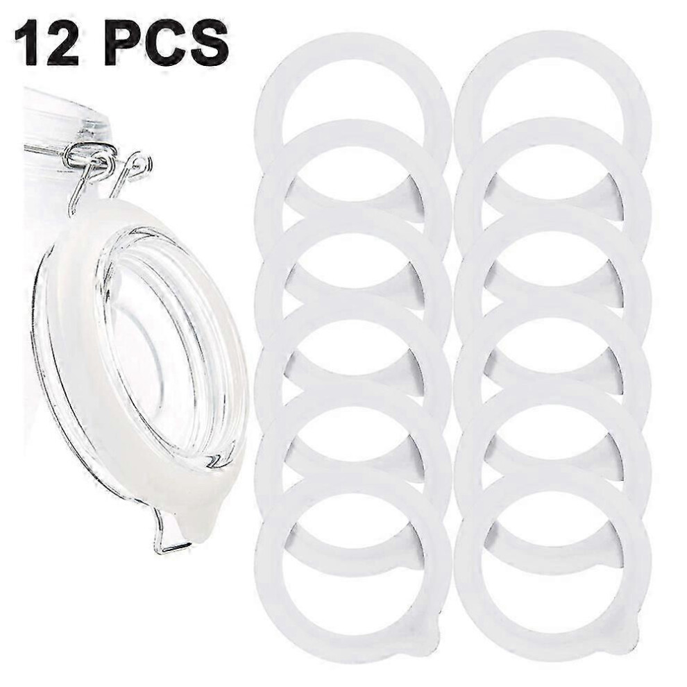 Replacement Canning Jar Gaskets, Essential for Airtight Glass Jars, Durable Silicone Seals, Leak-Proof Sealing Rings, Universal Fit, Kitchen