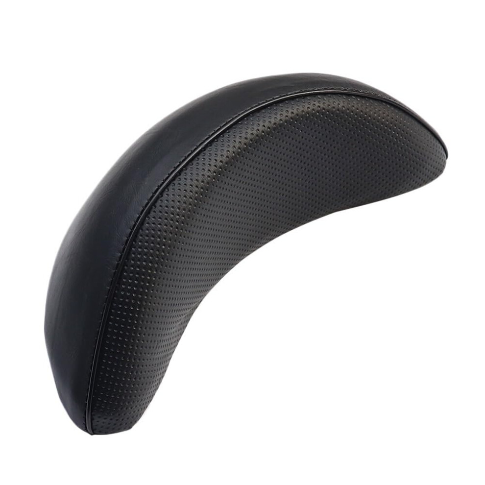 Motorcycle Backrest Back Pad Pu Seat Cushion For Citycoco Detachable Rear Passenger Motorbike Backrest 1 Pc Black 6447073699672