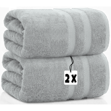 2x Extra Large Jumbo Bath Sheets 100% Egyptian Cotton XXL Bath Towels