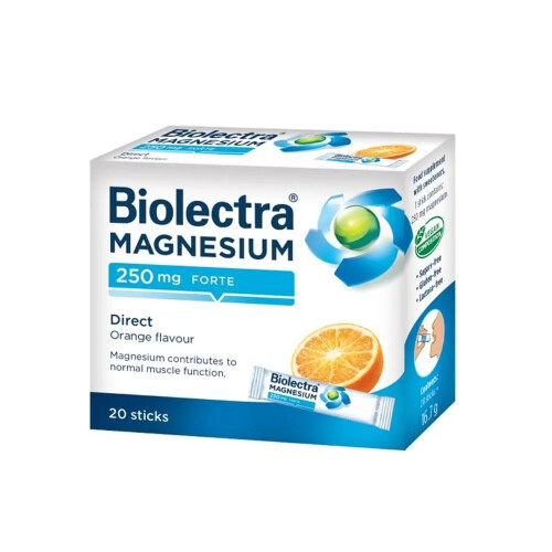 BIOLECTRA MAGNESIUM FORTE 250/ 20 sachets direct