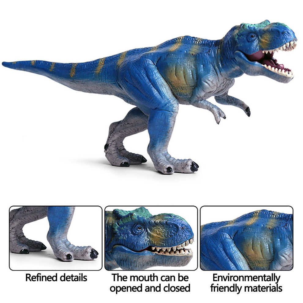 (Blue) Boy Gift Dinosaur Model Solid Hand-painted Commemorative Figure-image-OPC-PKHK922-NEW