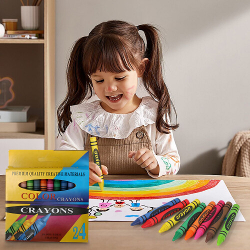 Multiple Color Child (Multi-color) Children's Crayonss Do Not Get Dirty Hand Box Oil ...