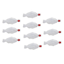 10Pcs 8.2ml Fish Shaped Disposable Soy Sauce Bottles for Sushi Seasoning - SJL