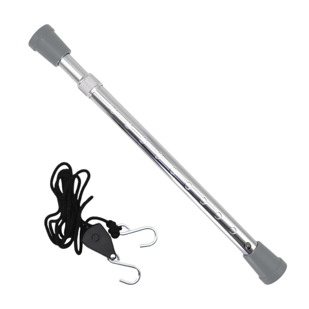 Car Hood Support Adjustable Aluminum Hood Lift Rod 12-24 Inch Vehicle Hood Prop Stick For Auto Repair Maintenance 9393856749614