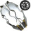 Wheel Hub Cover Set Portable Decorative Brake Covers Silver Multifunctional Protector 4