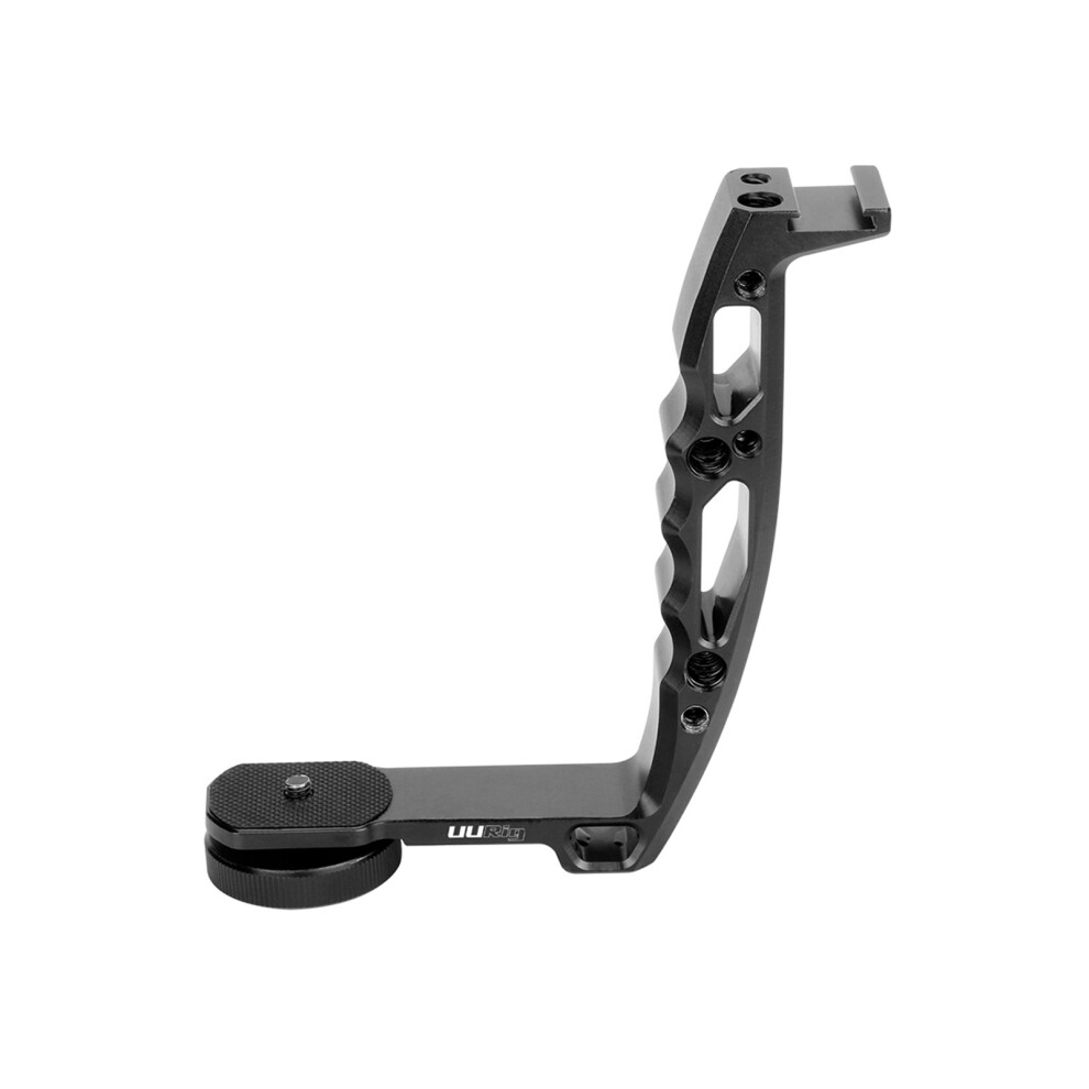 Aluminum Gimbal L Bracket Handle Mount For Camera Stabilizers, Black 9401350025285