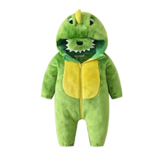 Unique-Shape Long-Sleeve Pajamas with Cartoon Animal Motif for Cozy Bedroom Wear73cmStegosaurus