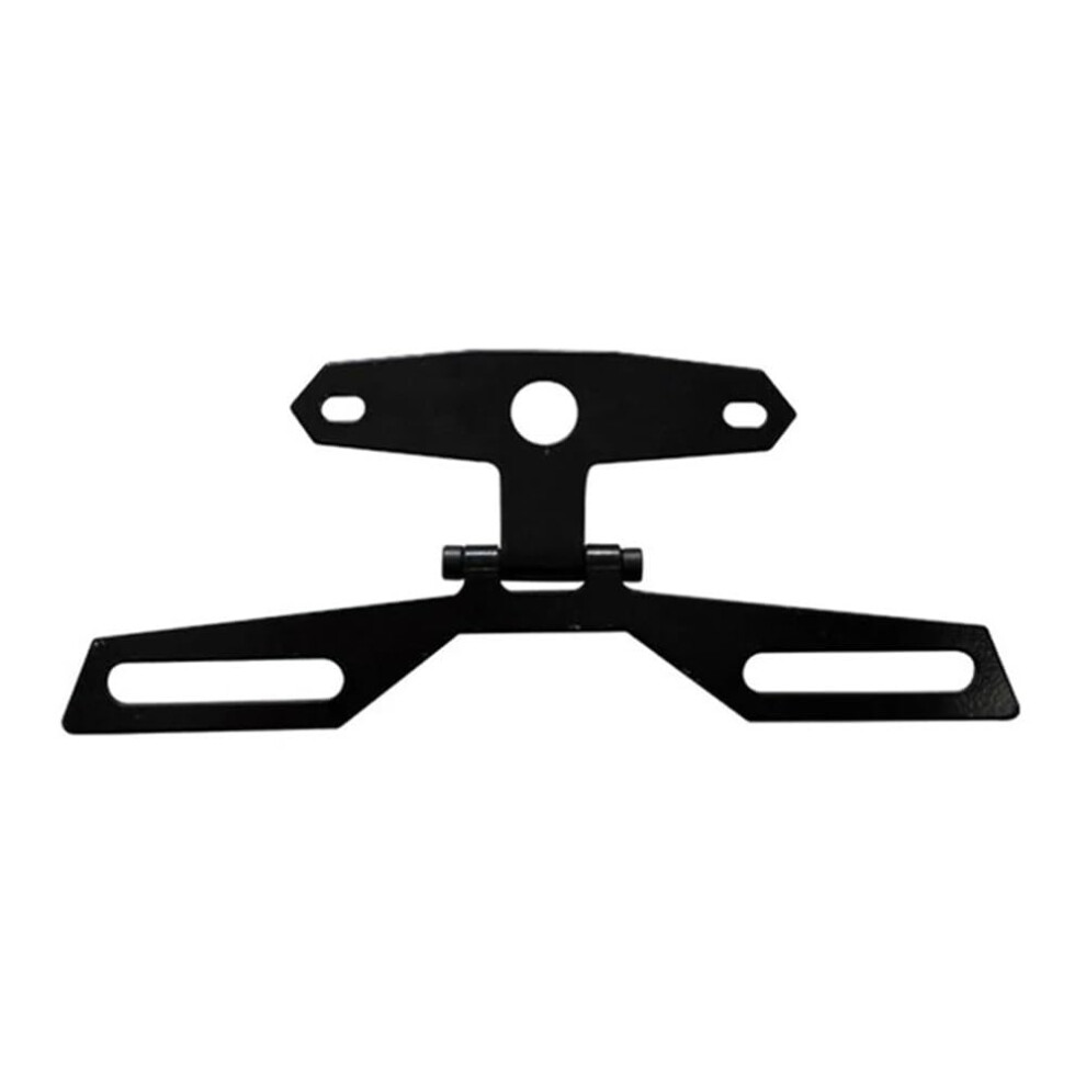 Registration Plate Holder Motorcycle Adjustable Folding License Plate Holder With Rear Taillight Bracket Mount 9016109894946