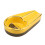 Mini-Keramik-Zigarettenaschenbecher für Auto oder Zuhause, Gelb, 12x6,8x2,5cm 11