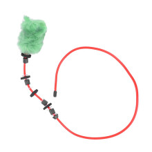 Grüne Woll-Scheuerschlauch zum Reinigen von Paintball-Fässern, Innendurchmesser 17,3 mm
