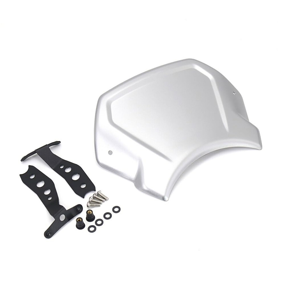 Motorcycle Windscreen For Xsr900 2016-2021 Aluminum Wind Deflector Silver 9016109894977