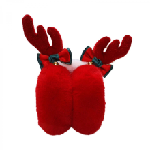 Ear Warmers Kids Princess Antler Earmuff Reindeer Antler Headband Cute Deer Horn Christmas Buckhorn Ear Muffs For KidsMulticolor