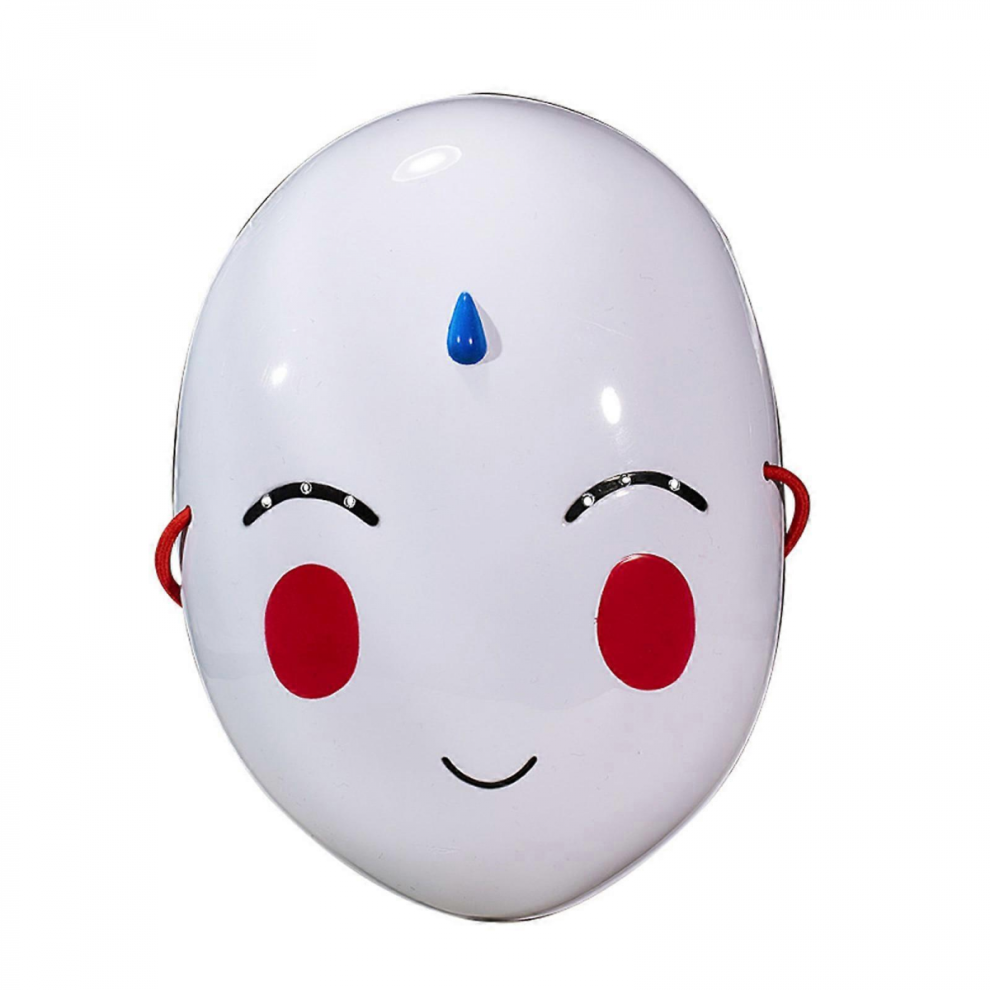 Masquerade Mask Party Mask Anime Foxes Spirit Matchmaker Mask Halloween Cosplay Props Pretend Play Mask Adult Kid TeenWhite-image-OPC-PKHKRNJ-NEW