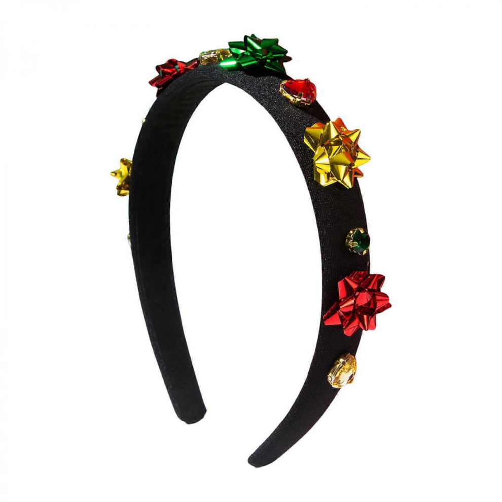 Flower Blingbling Headband Christmas Headwear Christmas Party Photo Props Christmas Party Headwear Cosplay AccessoriesDrill-image-OPC-PKHKS6Q-NEW