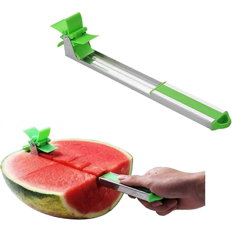Stainless Steel Watermelon Slicer Cutter Watermelon Cutter Fruit Knife Quick Cutting Tool Kitchen Gadgets