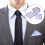 3Pcs Checked Handkerchiefs Casual Formal Occasion-Style C 7