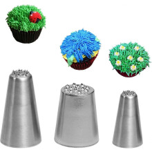 Pcs Straw Decorating Tips, Stainless Steel Icing Piping Nozzles for DIY Cake Decorating