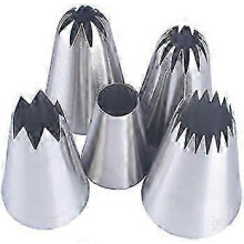 large pastry tips, icing tips for piping bags, decorations for pastries and cupcakes