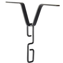 Rain Chain Connector Clip Heavy Duty V Shape For Gutter Downspouts Corrosion Resistant Black